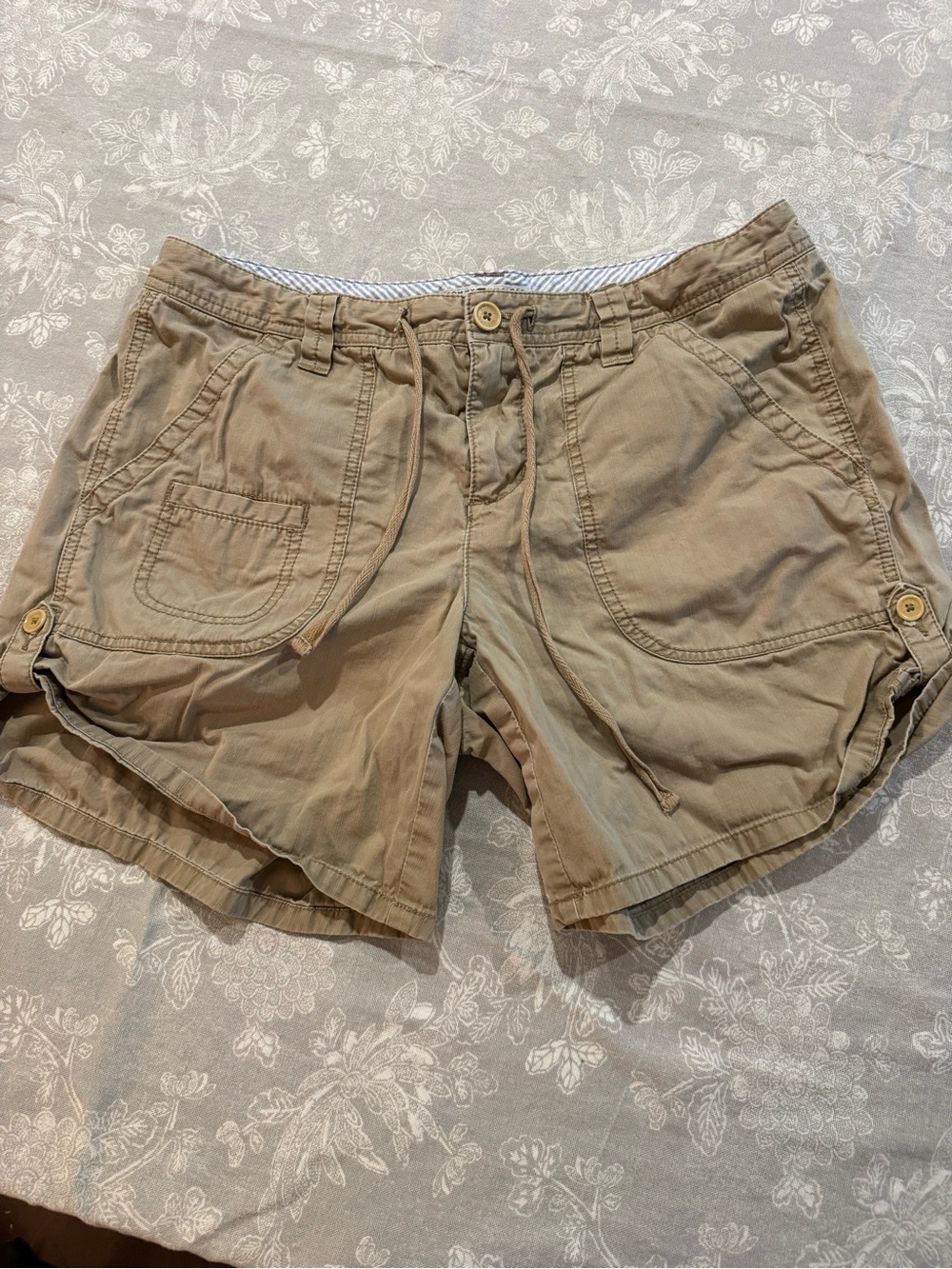 Tommy Hilfiger Tan Cargo Drawstring Shorts
